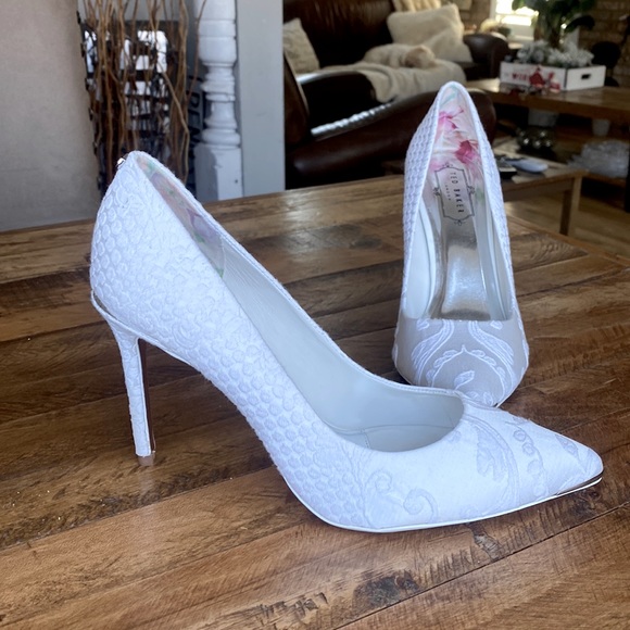 Ted Baker London | Shoes | Ted Baker London White Wedding Heels Shoes New  No Tags | Poshmark